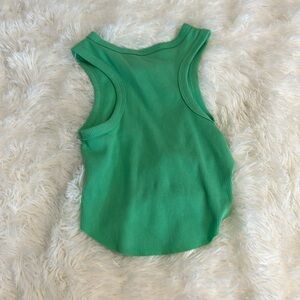 Green tank top-S